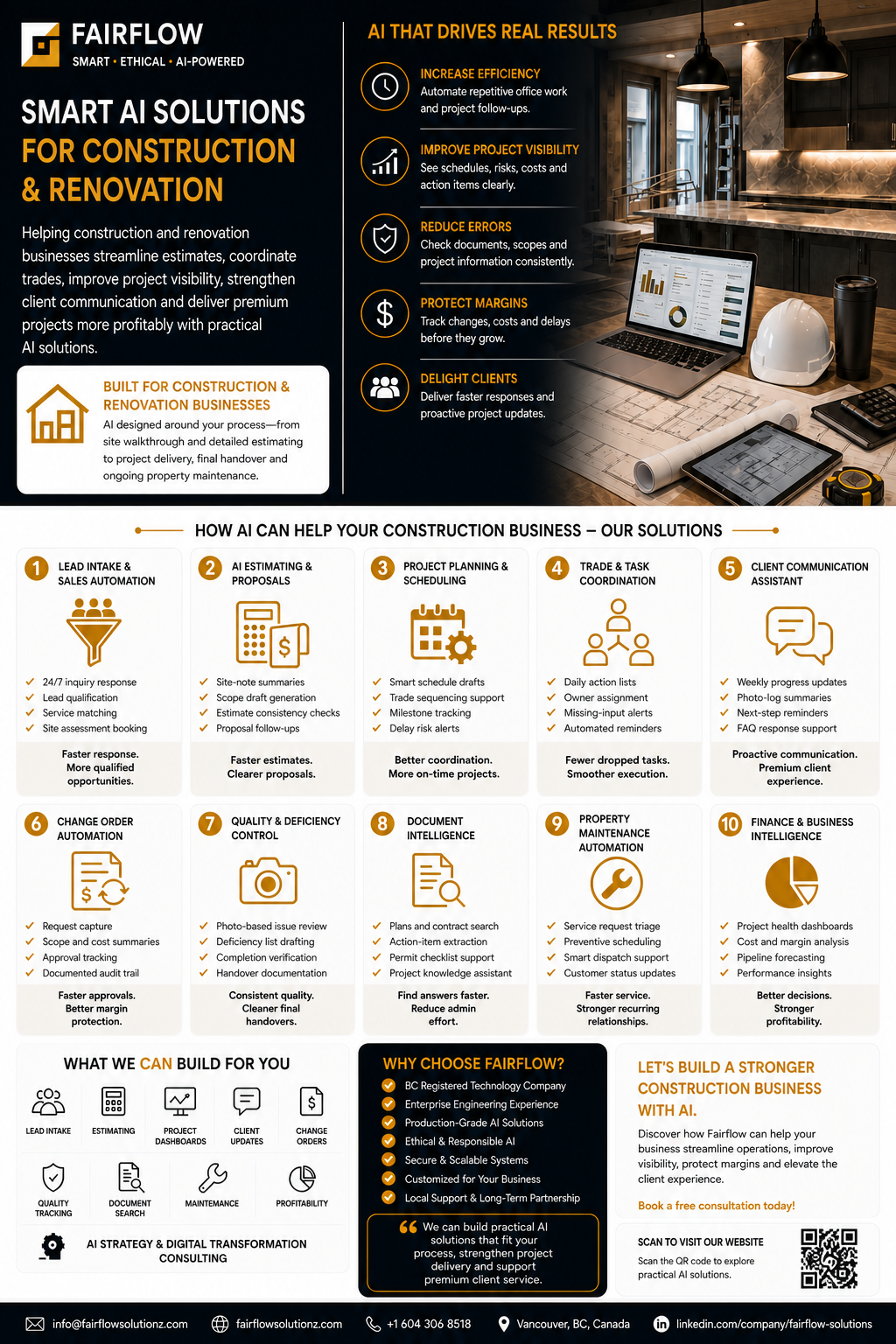 Construction & Renovation brochure