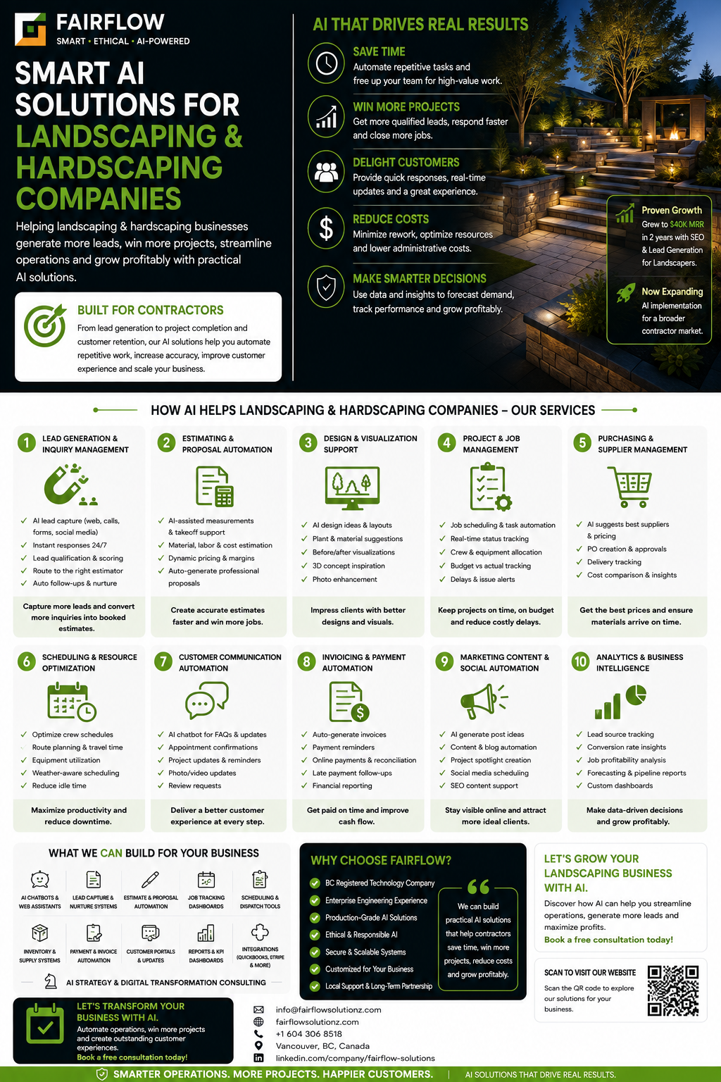 Landscaping brochure